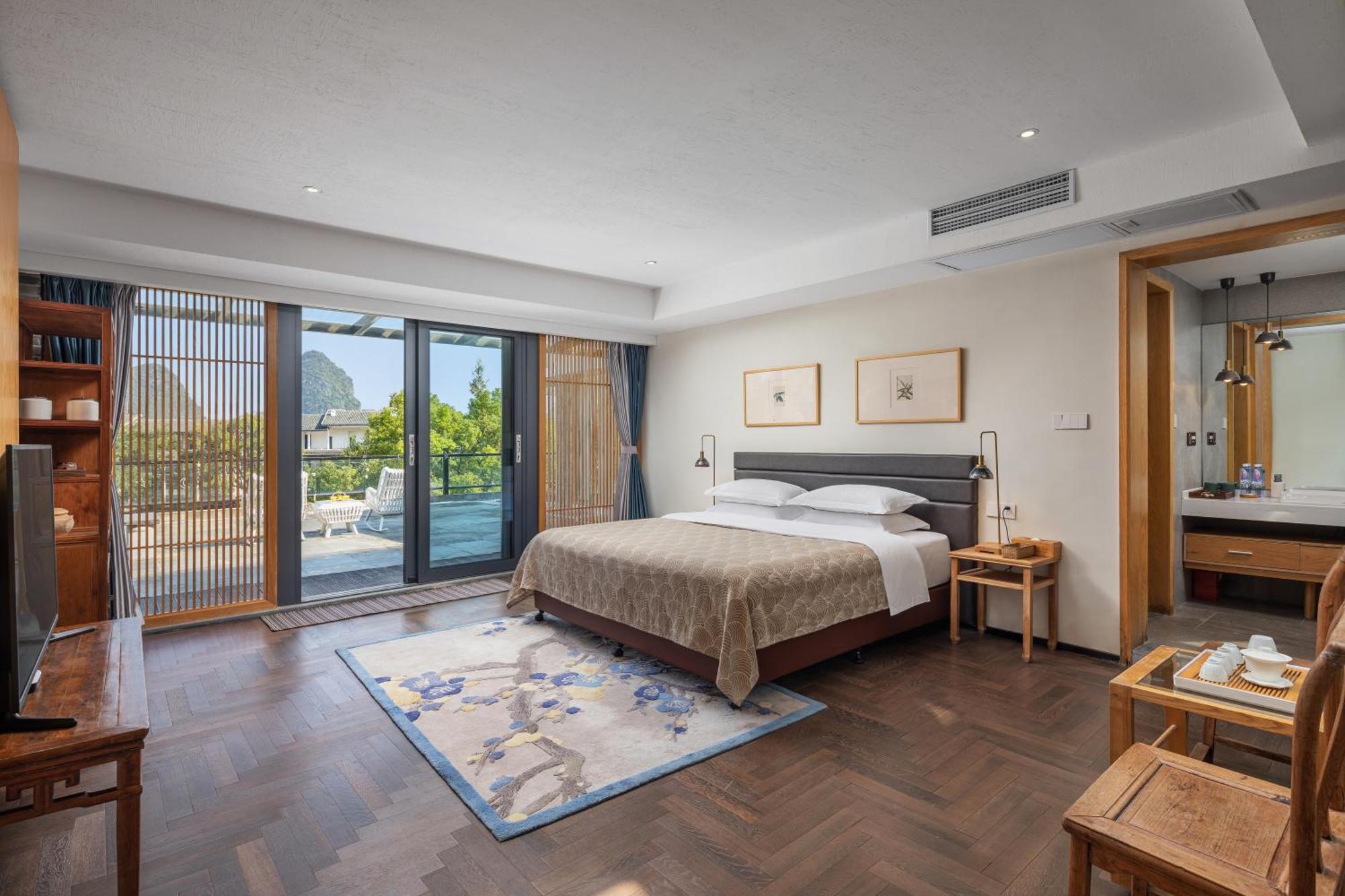 Guilin Heshe Lakeside Resort-Free Pick Up Service Stay Two Nights Bagian luar foto