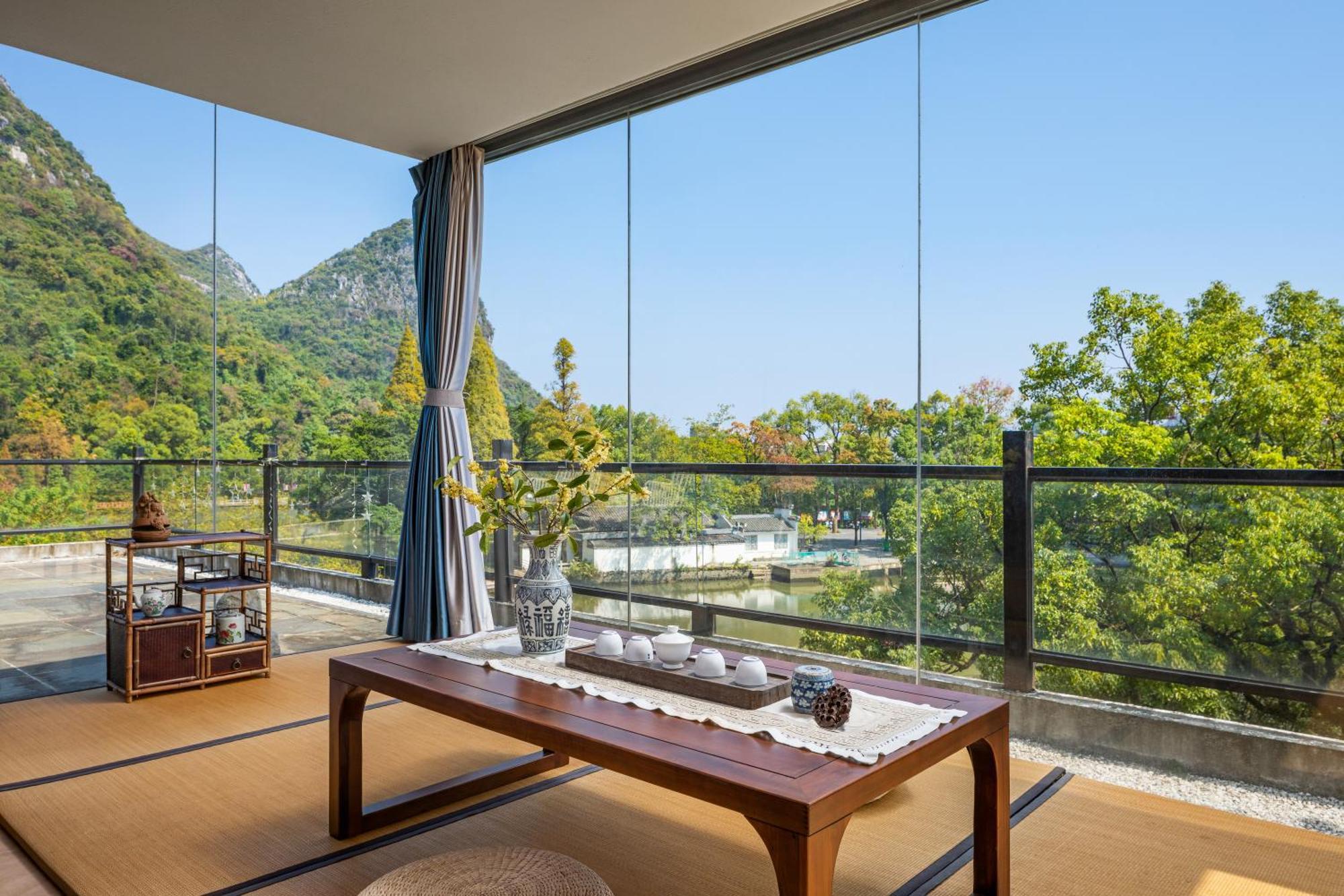 Guilin Heshe Lakeside Resort-Free Pick Up Service Stay Two Nights Bagian luar foto