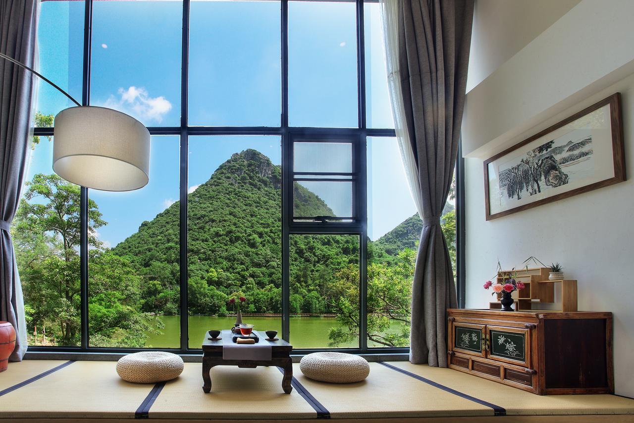 Guilin Heshe Lakeside Resort-Free Pick Up Service Stay Two Nights Bagian luar foto